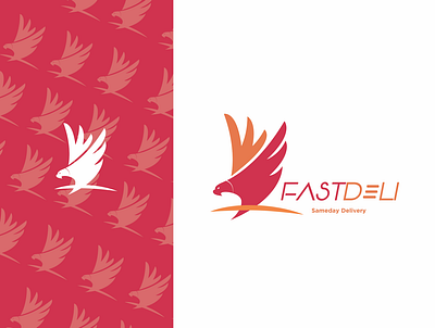 FASTDELI Delivery Services Logo Branding branding design graphic design icon illustration illustrator logo logo branding typography uiinspiration vector