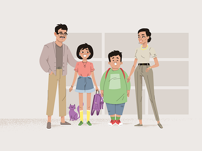 The concept of characters character design design illustration vector