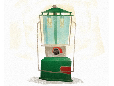 Camp lantern. Day 1. adventure camping digital digital illustration exploration explore illustration low poly outdoors retro