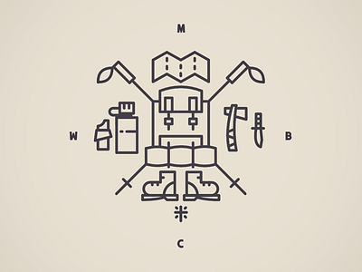 West Meadows Hiking Logo