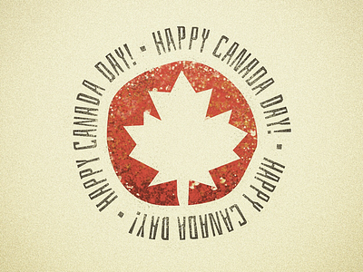 Happy Canada Day! abstract canada canadian artist graphic design illustrator stylized yeg