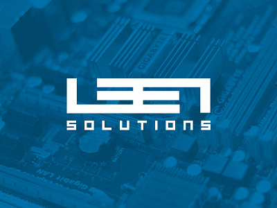 1337 Solutions 1337 branding computer electronic leet logo logo design technology type typography
