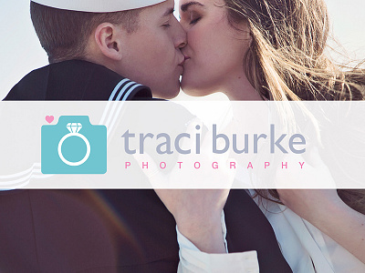 Traci Burke Photography logo photo photo logo photography photography logo typography wedding