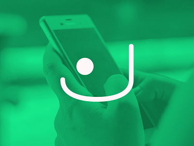 Social App Mark app branding green icon j letter j logo mark smile social app typehued