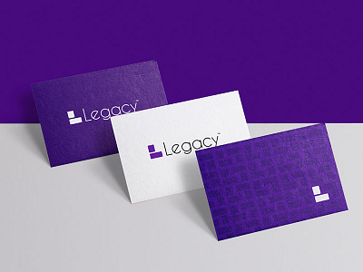 Legacy Business Cards clothing fashion high end legacy loyality prestige purple