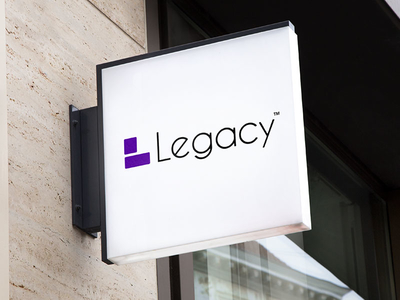 Legacy Storefront Sign clothing fashion high end legacy loyality prestige purple
