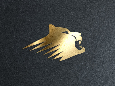 Lioness Logo Mark archives foil gold gold foil lioness logo mark luxury rental company