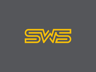 SWS hurricane logo monogram severe weather sws weather yellow
