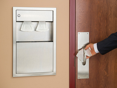 Hand tissue dispenser