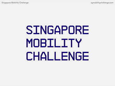 Singapore Mobility Challenge 2019