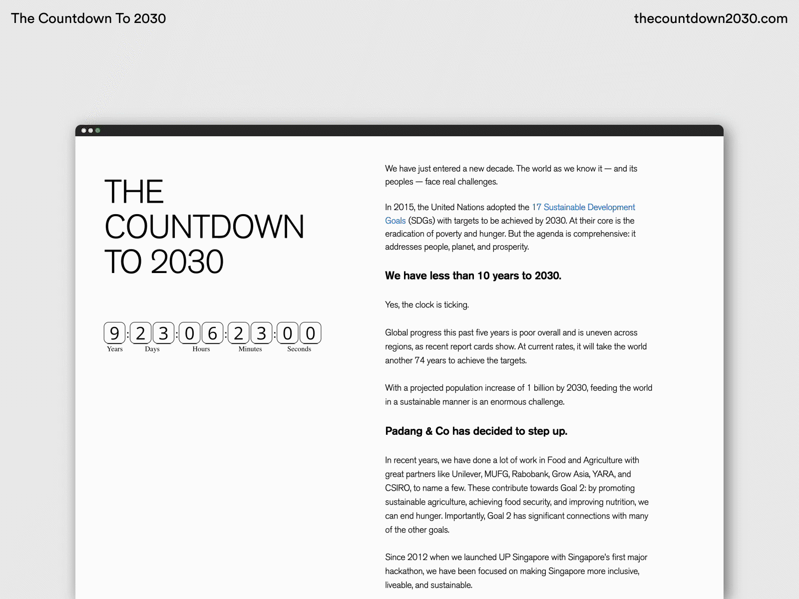 The Countdown To 30 By Padang Co On Dribbble