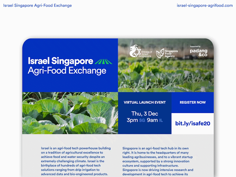 Israel Singapore Agri-Food Exchange