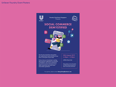 Unilever Foundry Event Poster