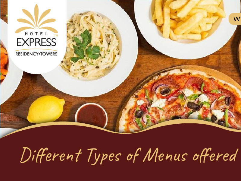 Different Types of Menus offered by Restaurants by express on Dribbble