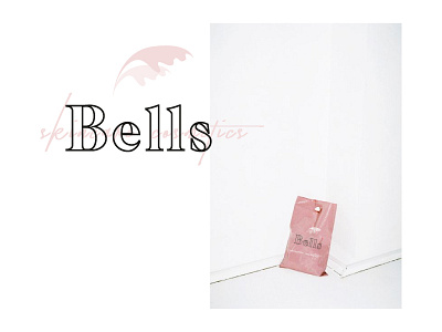 Bells beauty branding cosmetics logo ocean packaging pink shore waves