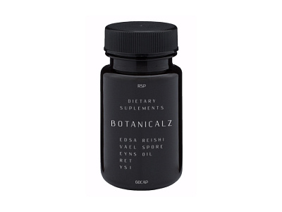 Botanicalz art design direction identity label layout luxurious packaging type typography