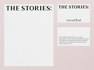 THE STORIES: REVISITED