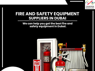 Fire And Safety Equipment Suppliers In Dubai graphic design
