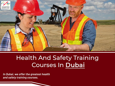 Health and Safety Training Courses in Dubai graphic design