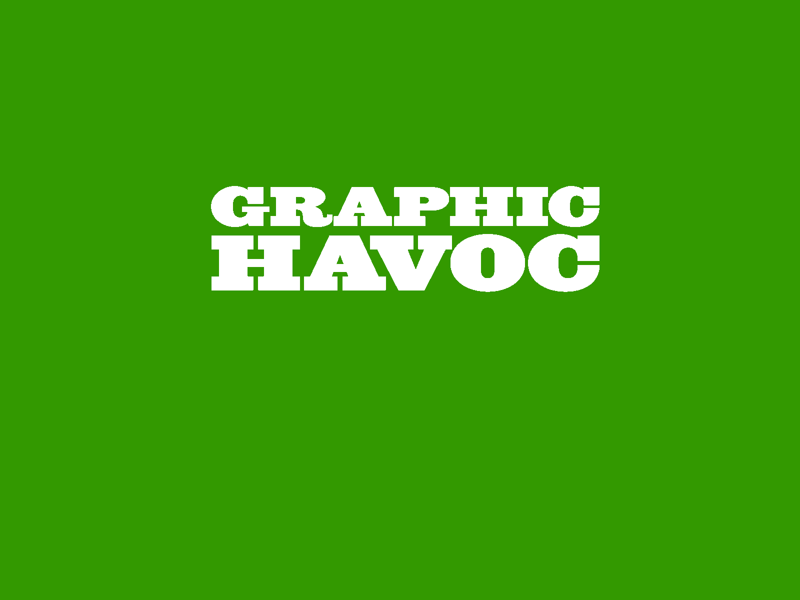 GRAPHICHAVOC slimer type animation animated animation animation 2d brand and identity cel animation ident identity design logo animation motion motion design type animation