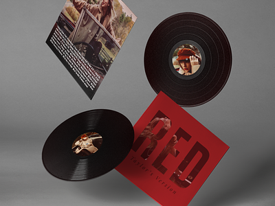 Red (ImpecDesign's Version) album cover branding challenge graphic design impec design taylor swift weekly warmup