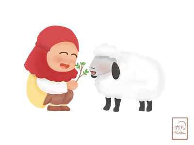 Feed the Sheep character design character illustration children children book illustration childrens illustration illustration