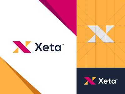 X Letter Logo Mark For Xeta