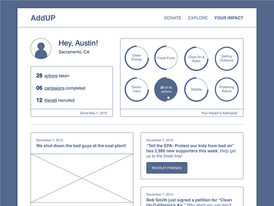 AddUp Impact Page