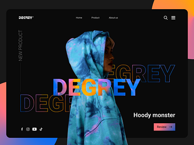 Remake landing page - DEGREY - Local brand fashion