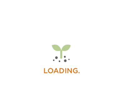 Loading Screen app design app screen gardening growing loading loading screen plant ui