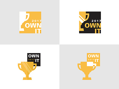 Own It 2017 corporate corporate logo event event branding logo logos own it trophy vector