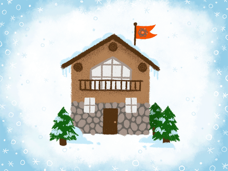 Xmas Illos cheer candy gouache ipad pro spot illustration invitation christmas tree alpine tree lodge wine beer xmas holiday christmas