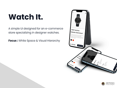 UI/UX Design 01 : Watch It