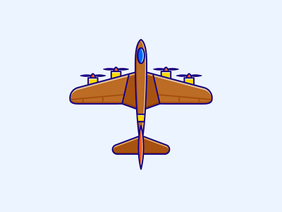 Plane 5 design gameart graphicdesign illustration plane vector