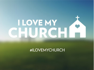 Church Series Graphic // I Love My Church church church creative