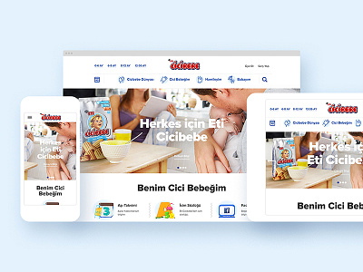 Eti Cicibebe — Digital Platform concept content home page interaction ui ux web web site