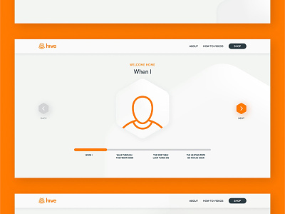 Hive — Actions clean concept design interaction minimal new product productpage simple ui ux visual design web web site website
