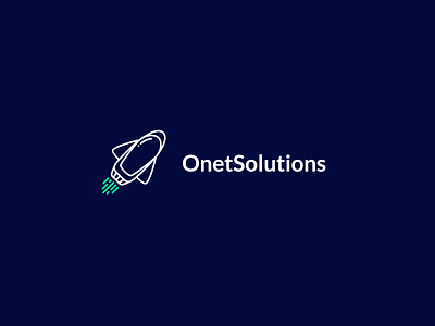 OnetSolutions - LOGO brand identity branding design doodle graphic design illustration logo logo design logotype minimalism typography vector web design