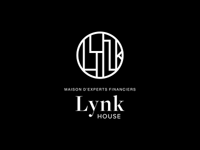 Lynk House - Branding agency brand identity branding design finance graphic design logo minimalism premium typography vector