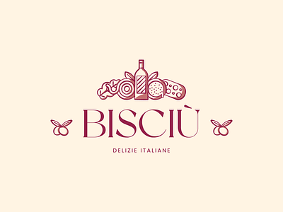 Bisciù - Branding brand identity branding design doodle graphic design illustration italian restaurant logo minimalism restaurant vector