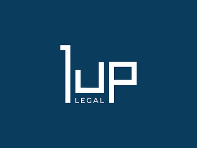 1UP Legal - Branding brand identity branding design esport gaming graphic design law law firm logo minimalism vector