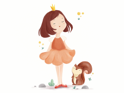 Princess Nature design graphic design illustration logo