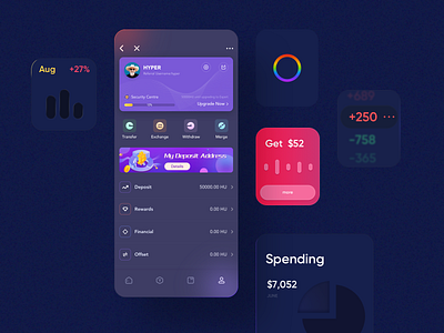 金融 投资界面UI app design ui ux 金融