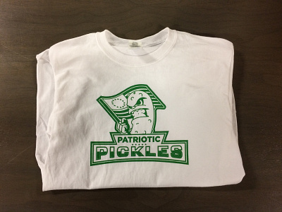Patriotic Pickles Logo design logo make pickles great again mean green patriotic pickles soccer sports