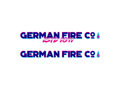 German Fire Company design fire fire station german graphic design illustration vector