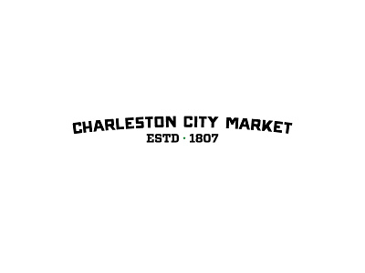 Charleston City Market charleston logo redesign refresh type design vector word mark