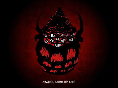 Azazel, Lord of Lies azazel illustration sandman scary vector weird