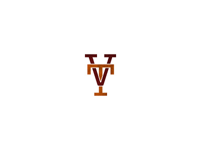 Virginia Tech Throwback Logo college letterforms logo sports throwback type virginia tech vt