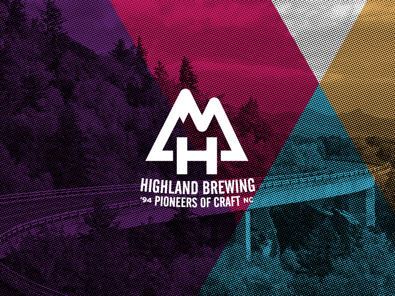 Highland Brewing Logo Redesign By Jimmy Henderson On Dribbble