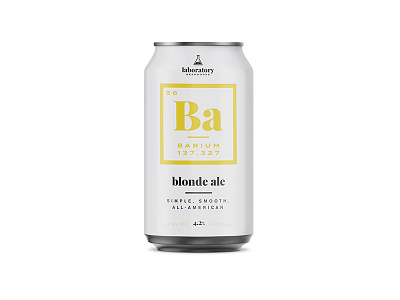 Laboratory Beerworks: Barium beer beverage branding craft beer design packaging